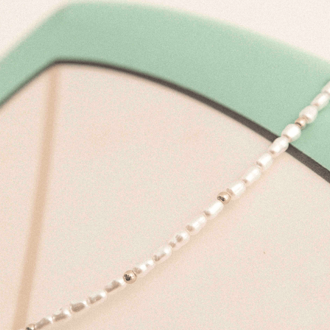 Halskette | Imitationsperle Perlen