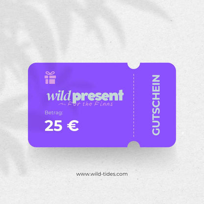wildpresent - Geschenkgutschein | Wild Tides