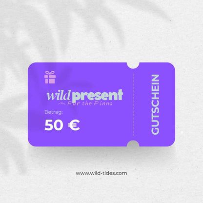 wildpresent - Geschenkgutschein | Wild Tides