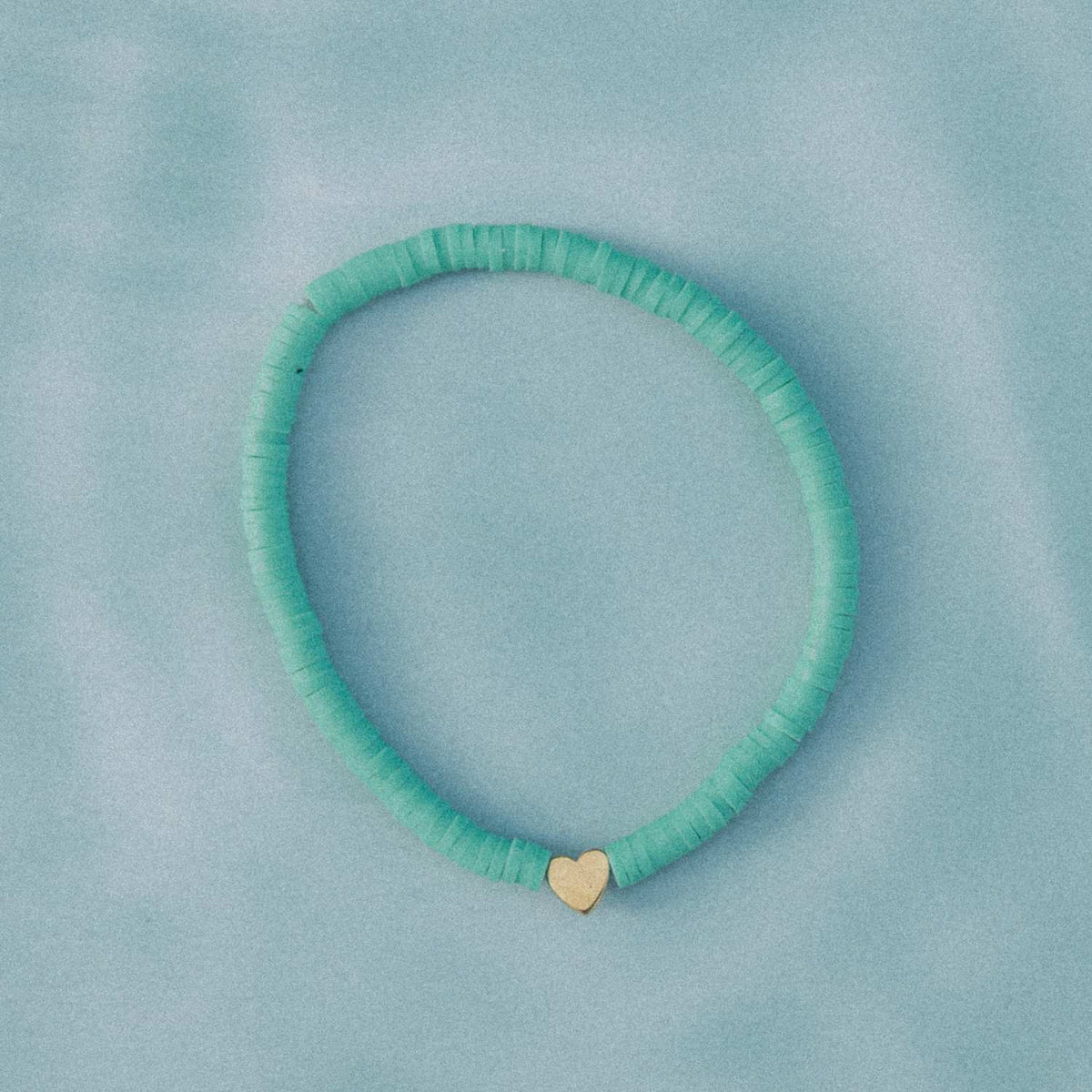 Perlen-Armband mit vergoldetem Herz | Wild Tides
