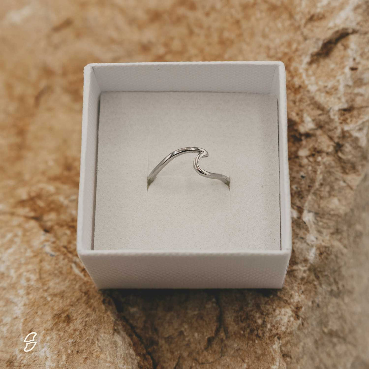 Wasserfester silber Wellen Ring – für Meerliebhaber | Wild Tides